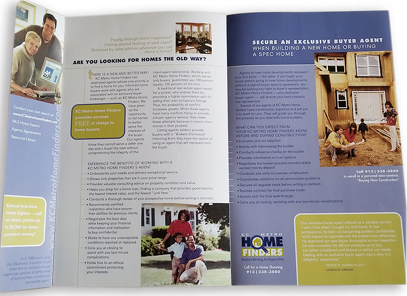 Image of Home Finders Fold out Brochure